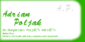 adrian poljak business card